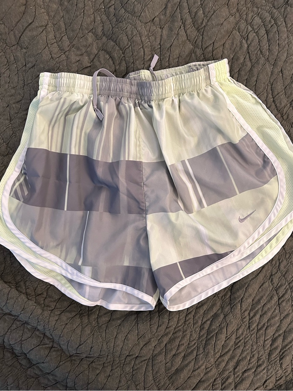 Nike Tempo Shorts Grey & Mint Nike Running Shorts
